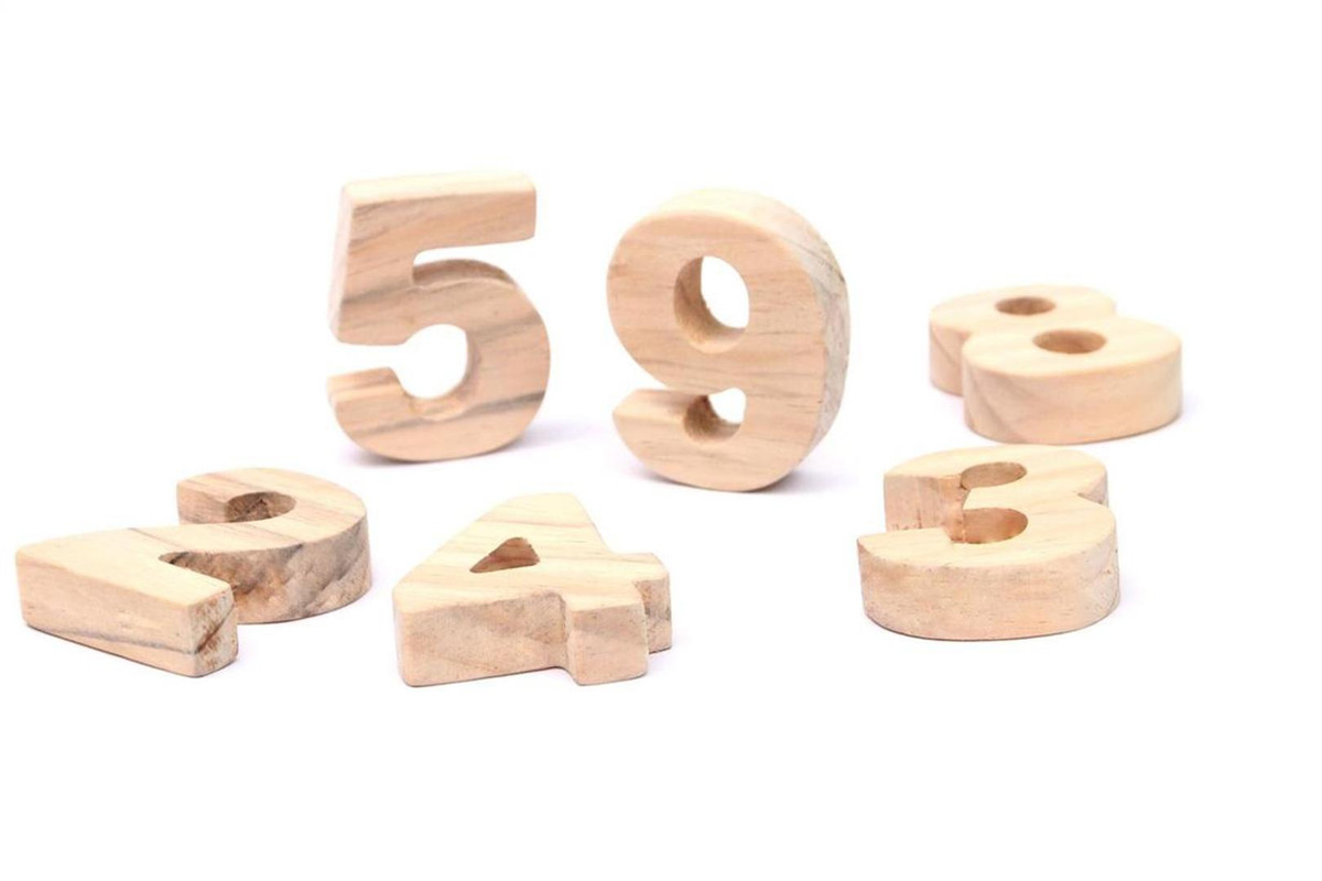 Wooden Educational & Learning, PreSchool - Numbers 123 (1 to 10)